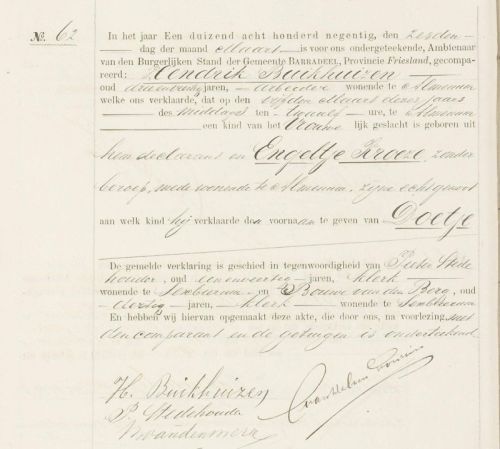geb doetje 1890