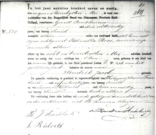 geb Hendrik 1867