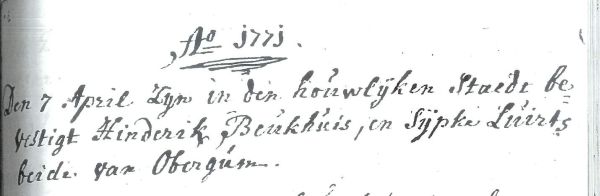 trouw hinderik 1771